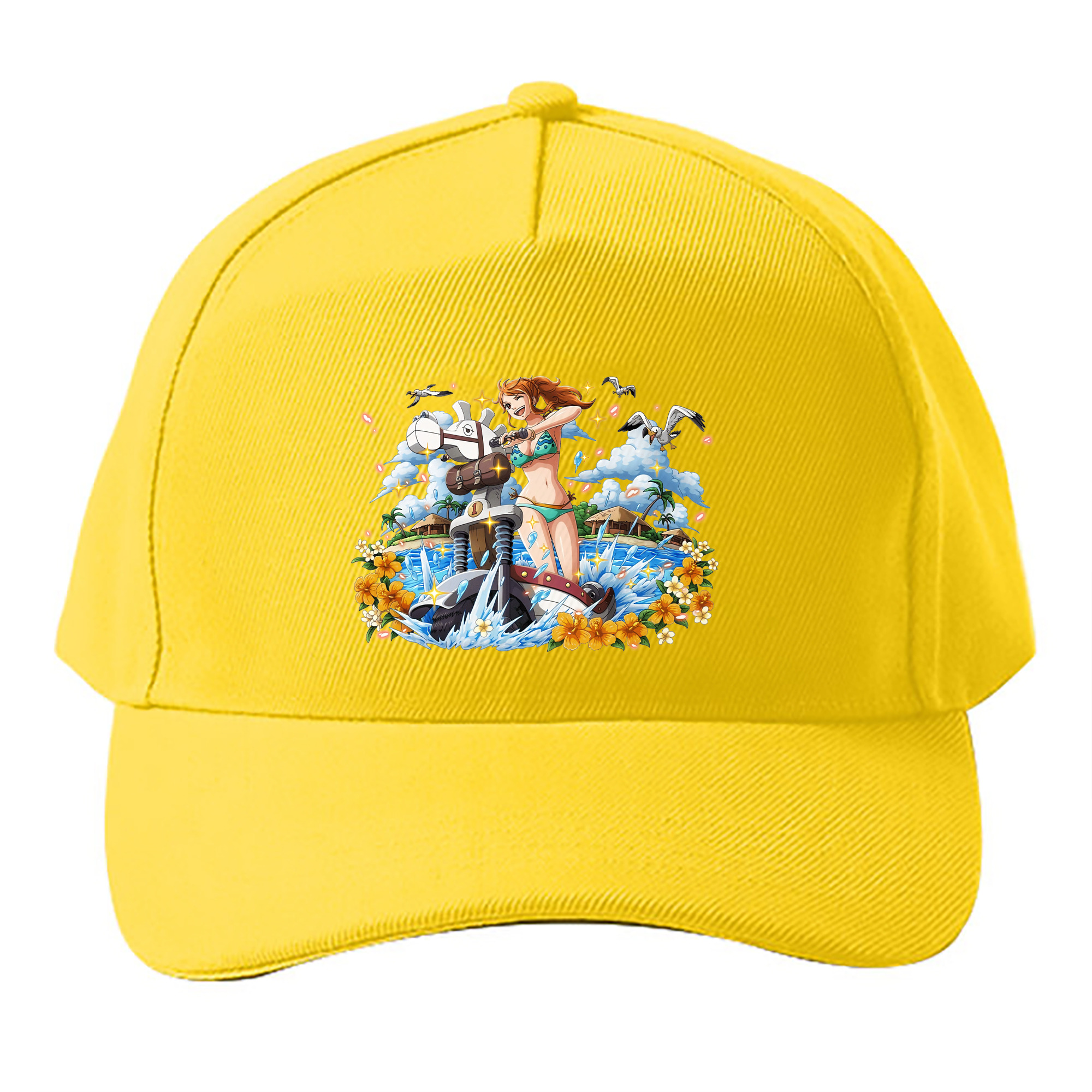 （画像用） ワンピース ナミ ONE PIECE Nami ベースボールキャップ 綿100％ 男女兼用 帽子 スポーツ